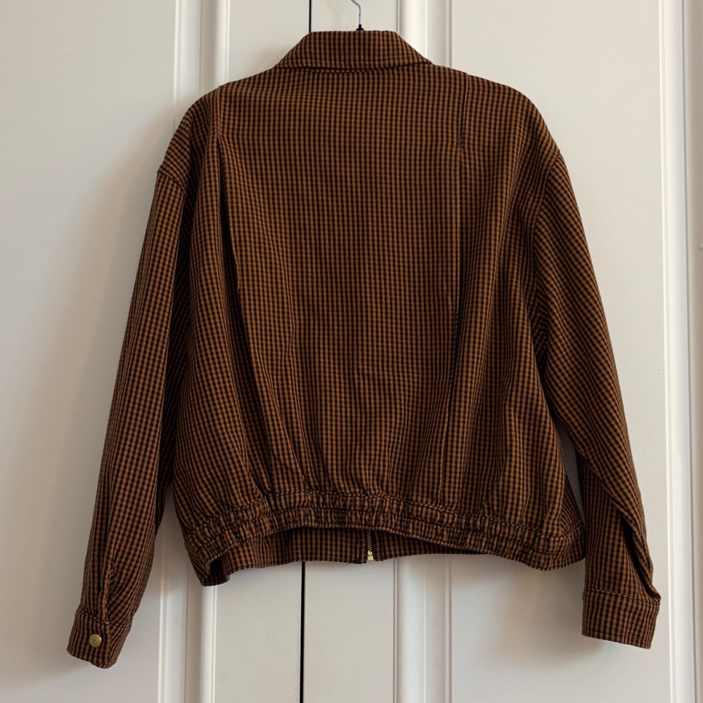 Big Bud Press Houndstooth Ricky Jacket Black and Brown - Picture 5 of 6